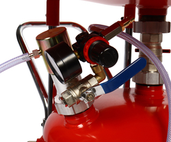 Установка для мойки деталей пневматическая ванна 50л,бак 65л GTE