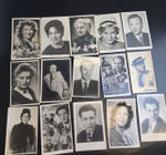 Подборка открыток с артистами СССР - 1950-е, 1960-е годы - 25 штук — чистые, без повторов