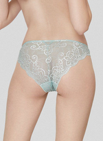 Нежные кружевные трусики-слипы (Размер: 5 размер) (Цвет: красный)