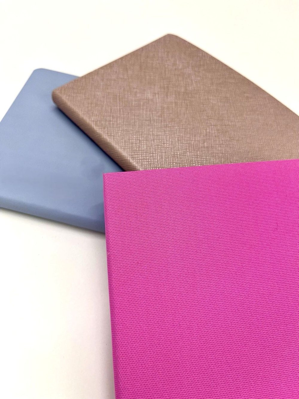 Набор 3 блокнота 88л (138*102мм) линейка розовый, перламутровый, голубой (5447-2)