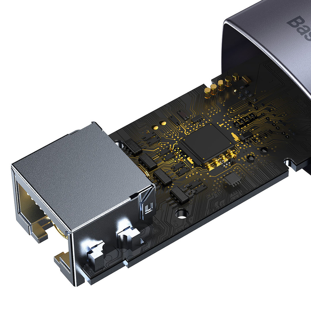 Сетевой адаптер Baseus Lite Series Ethernet Adapter Type-C to RJ45 LAN Port 100Mbps