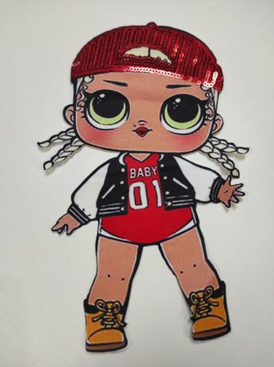 Нашивка. Кукла (в красной кепке)