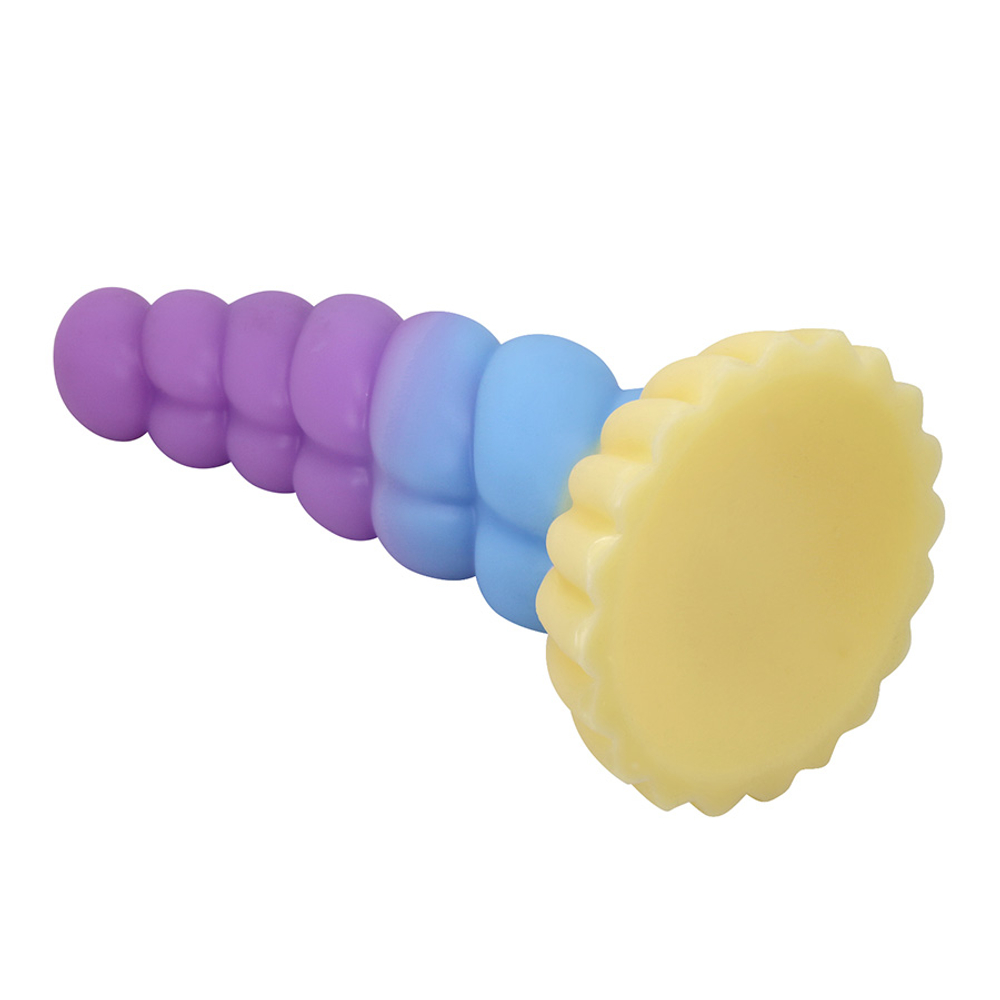 Фантазийный фаллоимитатор 22см Монстр-единорог на присоске Pretty Love Power Monsters Unicorn Fantasy Tentacle Dildo BW-008155