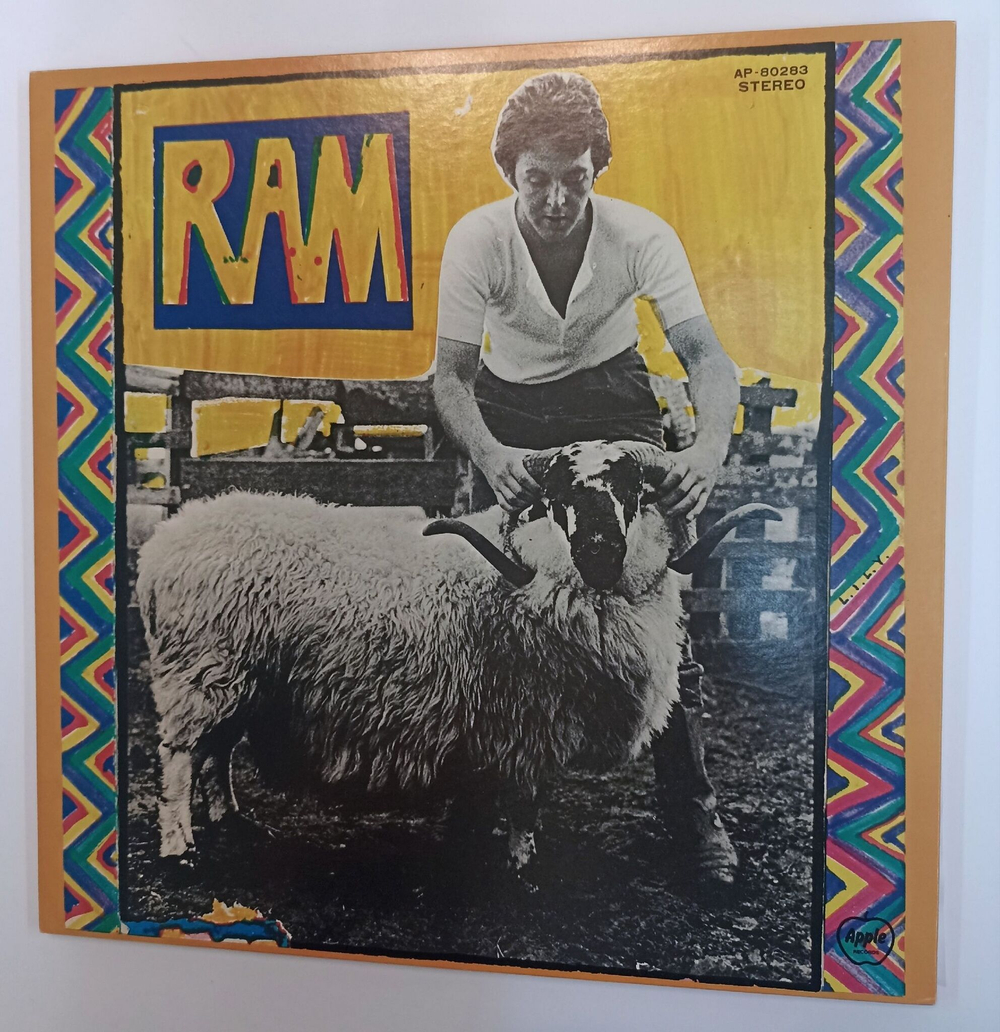Винтажная виниловая пластинка LP Paul And Linda McCartney Ram (Japan 1973) (No Obi)