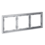Рамка пластиковая VOLTUM S70 на 3 поста, (серый)