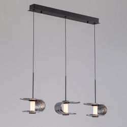 Подвесной светильник MD24020901-3B black/smoky