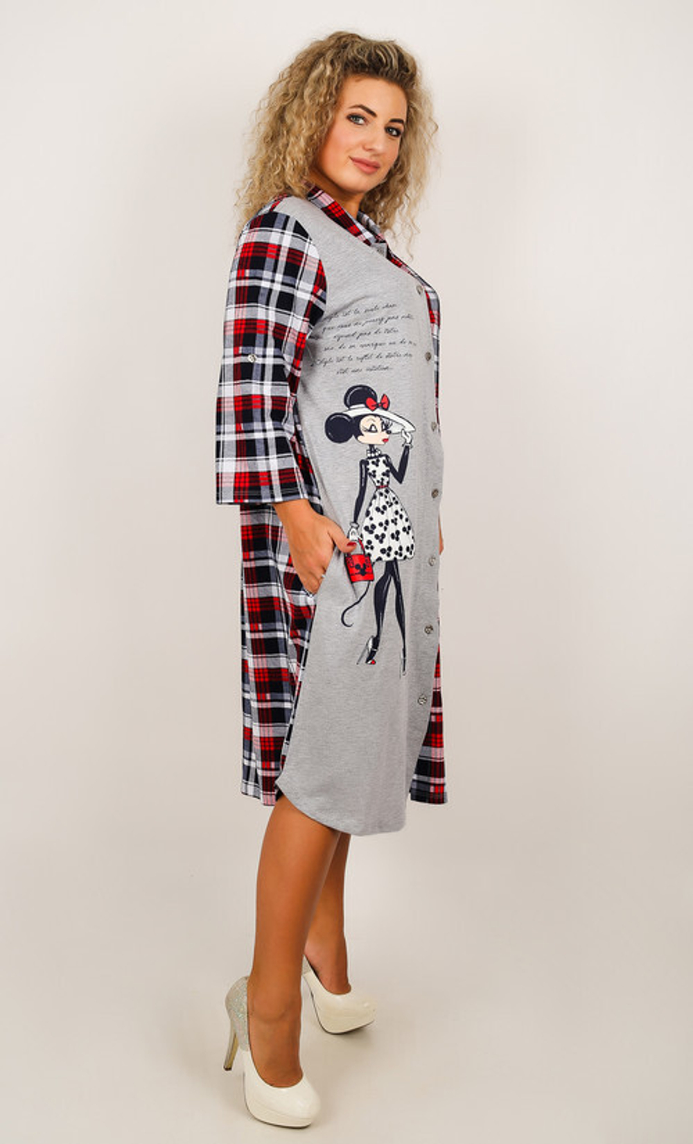 Халат Комплект кулирка (пуговки) М318