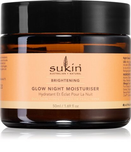 Sukin Brightening - увлажняющий ночной крем /   50  ml  / GTIN 9327693010118