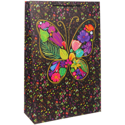 Пакет подарочный «Яркие краски» 35*53*14 см, микс