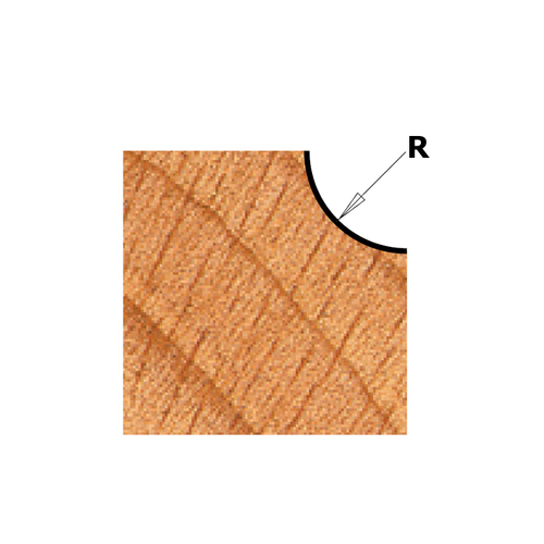 Фреза концевая CMT-contractor внешн.радиус R=12,7 S=8 D=38,1x15,5 CMT Contractor K937-380