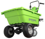 Тележка садовая аккумуляторная самоходная GREENWORKS G40GC 40В,106л,без АКБ и ЗУ (7400007)