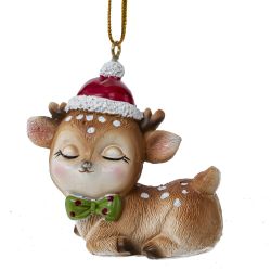 GAEM Изделие декоративное подвесное "Олень", L5,5 W3 H8 см, 4в.