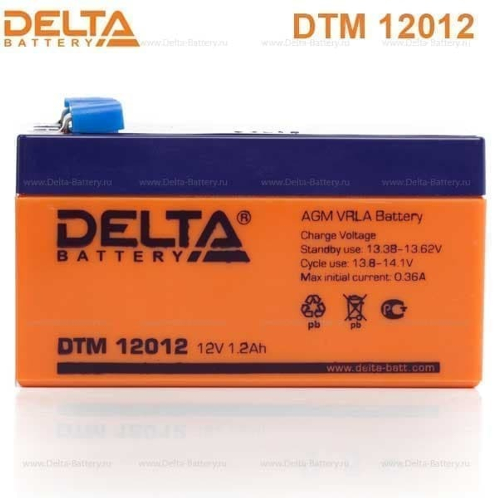 Аккумуляторная батарея Delta DTM 12012 (12V / 1.2Ah)