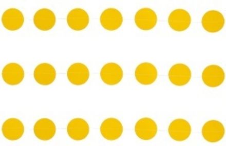 Круги 6 см "Желтые" 220 см