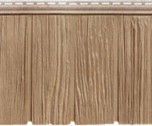 Фасадные панели GRAND LINE Я-Фасад Сибирская Дранка Песок