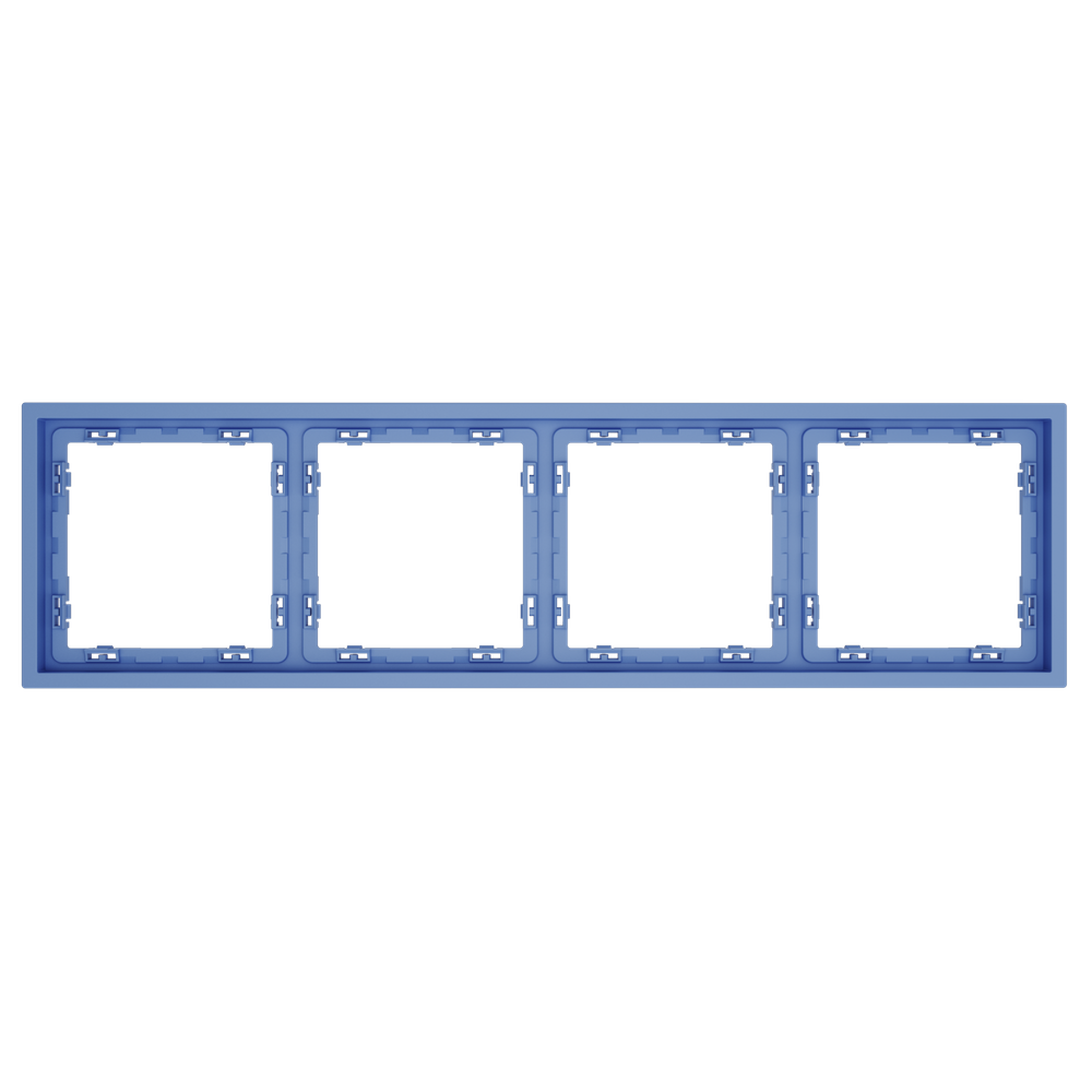Рамка пластиковая VOLTUM S70 на 4 поста, (деним)
