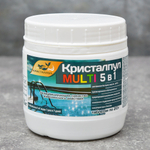 Средство дезинфицирующее "Кристалпул MULTI 5 в 1" для бассейнов, 25 таблеток 20г, банка 0,5кг
