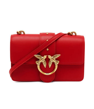 Skórzana наплечная сумка LOVE ONE MINI CL PLTT Pinko - красный(100059 A0F1)