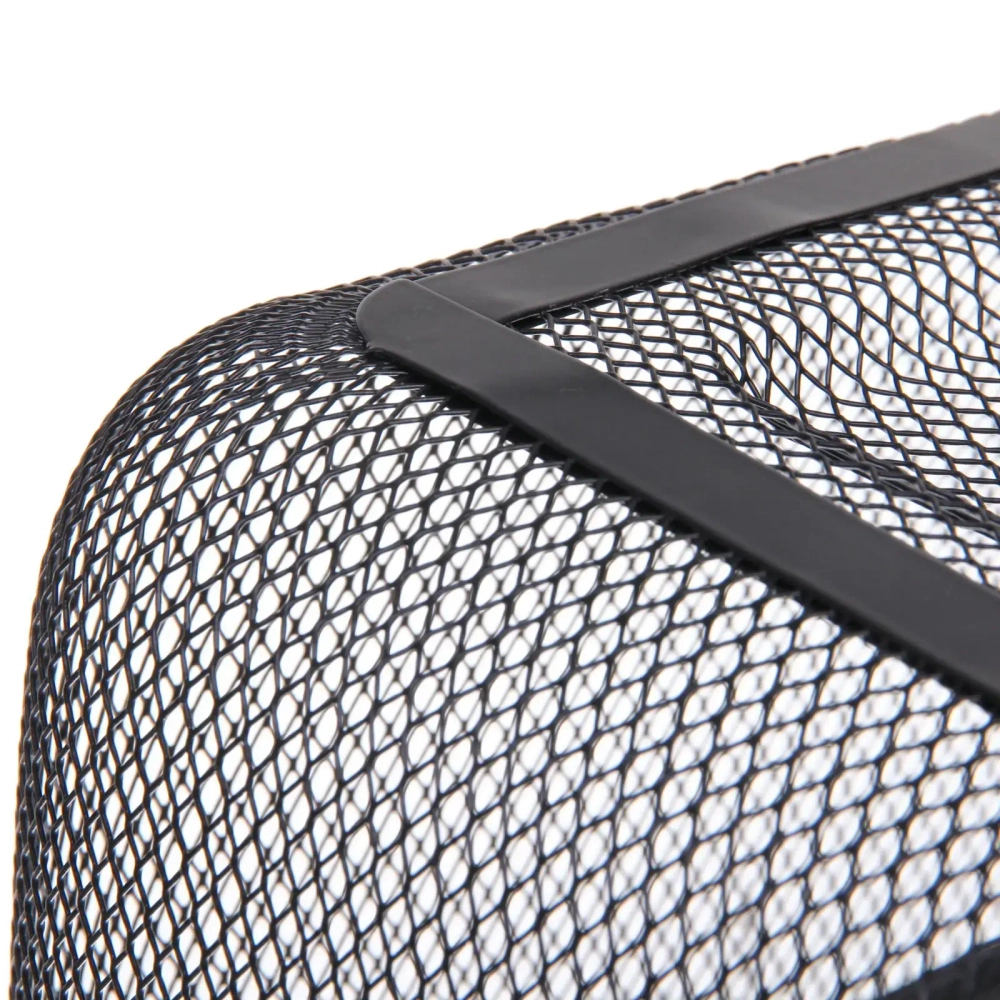 Корзина для хранения металлическая с деревянными ручками «ФАРГО», цвет черный, 19*24,5*40см (лейбл Селфи)