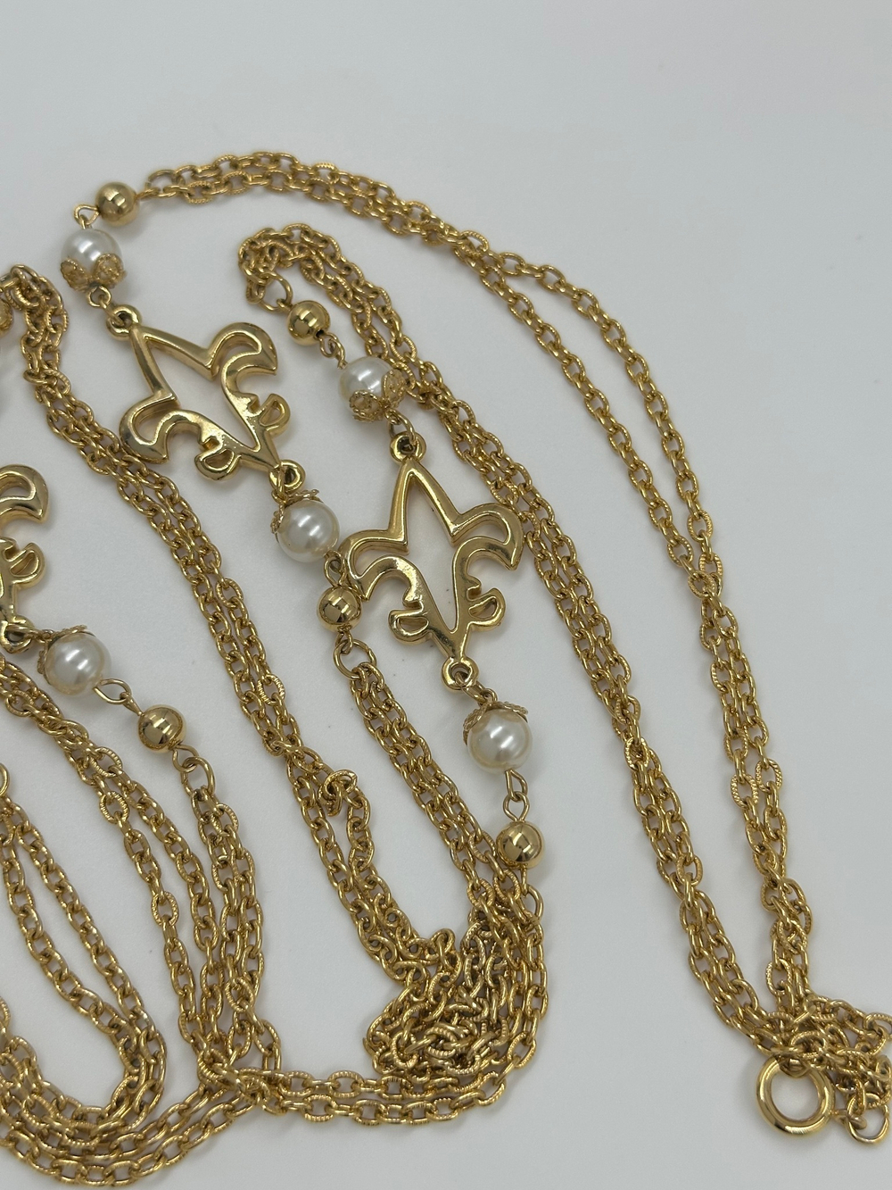 Цепь с декоративными вставками Fleur-de-Lys