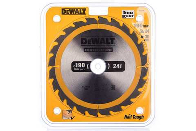 Пильный диск DeWALT DT1944, 190x30 мм, желтый