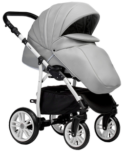 Детская коляска Indigo Indigo Special New 2 в 1 Is04 серая кожа