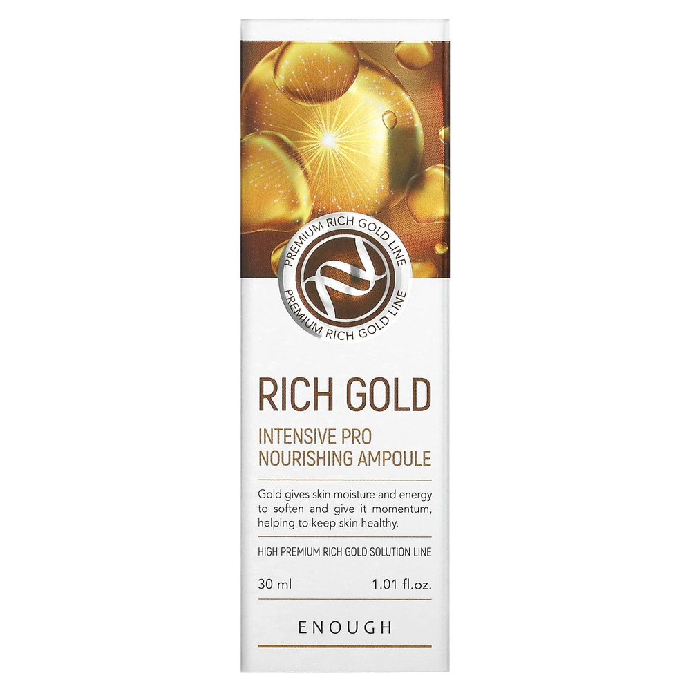 Enough, Rich Gold, интенсивная питательная ампула, 30 мл (1,01 жидк. унц.)