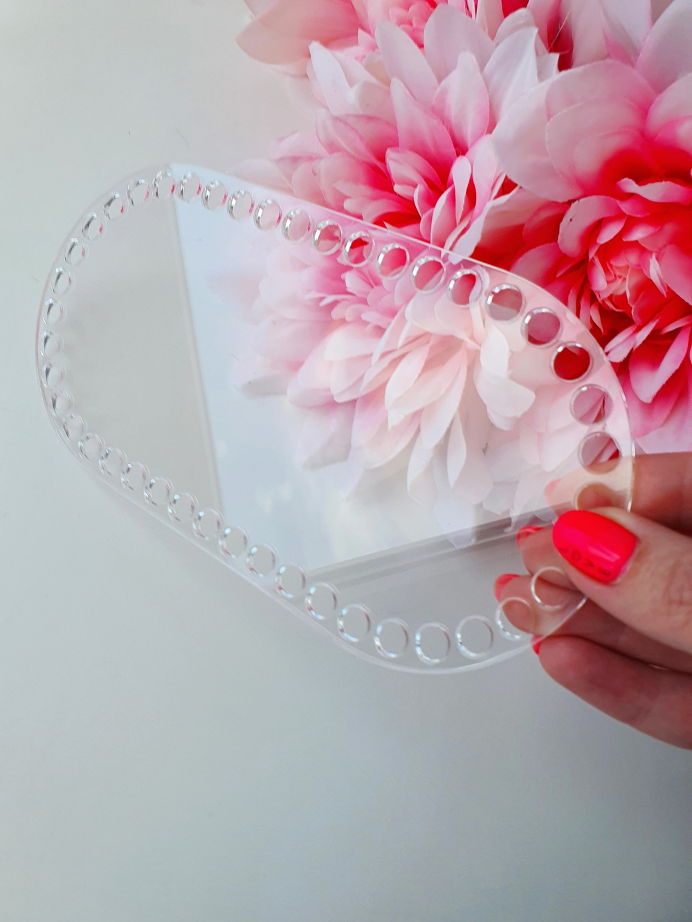 Прямоугольник со скругленными углами 20*10 см  оргстекло