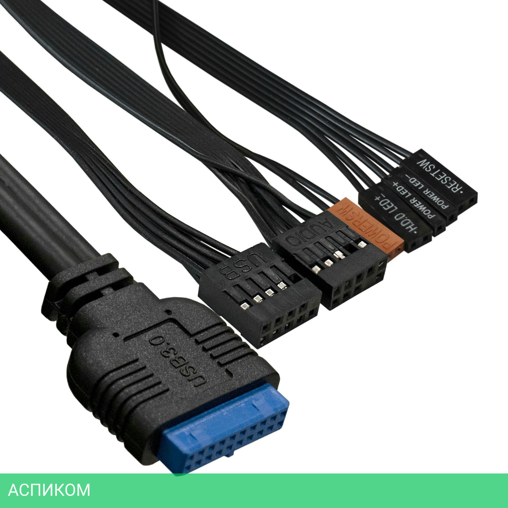 Корпус ExeGate без БП черный (BAA-109U2)