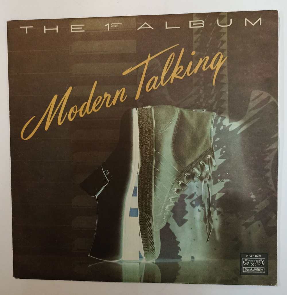 Винтажная виниловая пластинка LP Modern Talking The 1st Album (Болгария 1985)