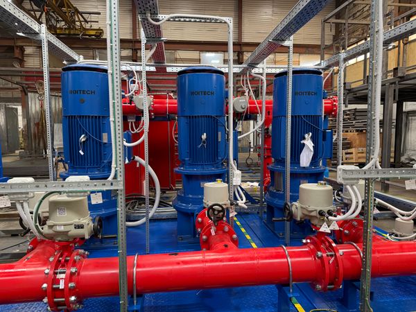 Мобильная насосная станция автоматического пожаротушения для ГОК