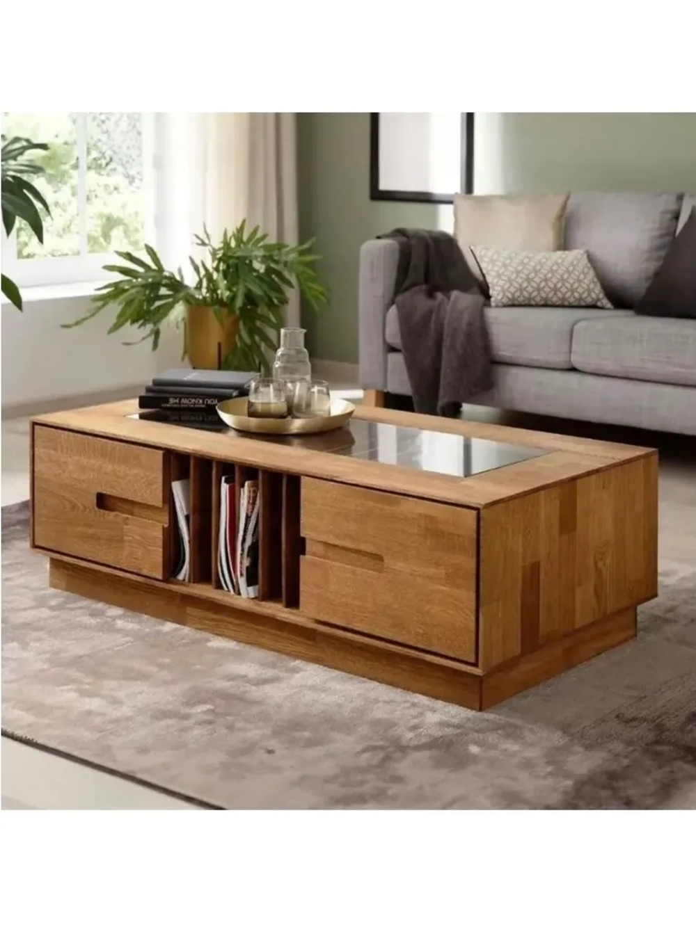 Журнальный стол Паво из массива дуба