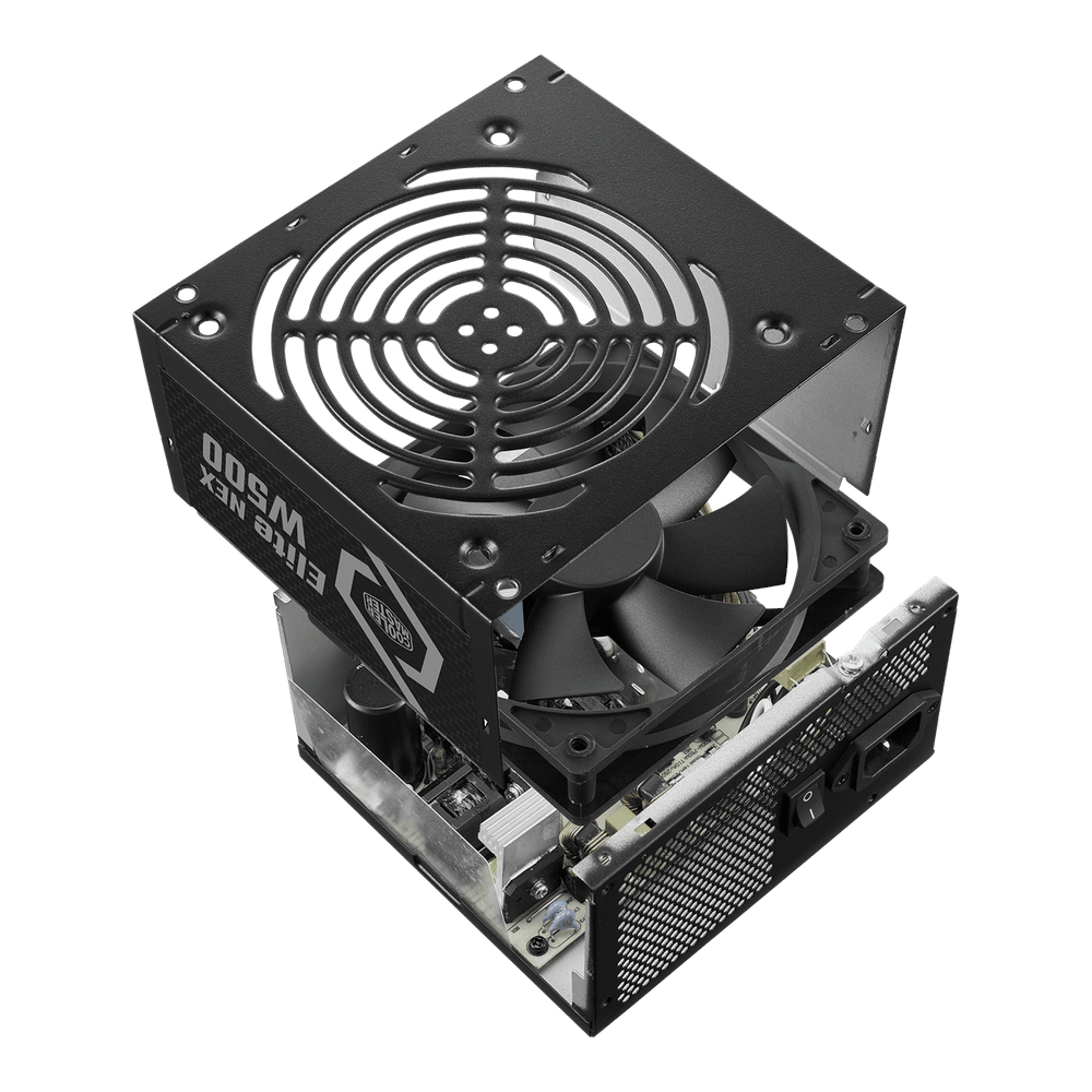 Блок питания CoolerMaster  500W, Elite NEX White W500, Non Modular, >85%, Черный, MPW-5001-ACBW-BEU