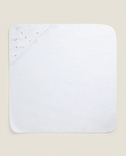 Zara Home Детское полотенце с капюшоном из хлопка, z amana biel, 80x80 см · 4661/423
