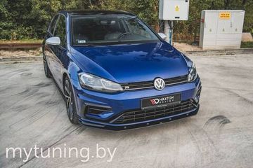 Сплиттер бампера переднего для VOLKSWAGEN Golf VII R 17-20