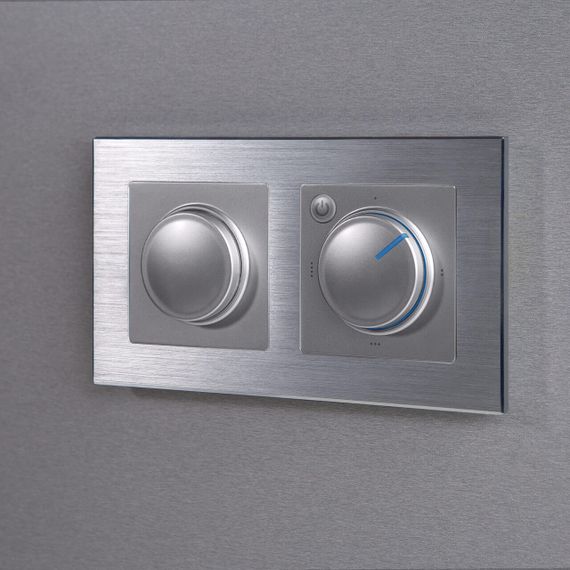 Рамка на 2 поста Werkel Aluminium алюминий W0021706 4690389158032