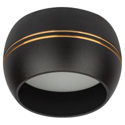 Светильник накладной ЭРА OL13 GX53 BK/GD под лампу GX53 черный/золото
