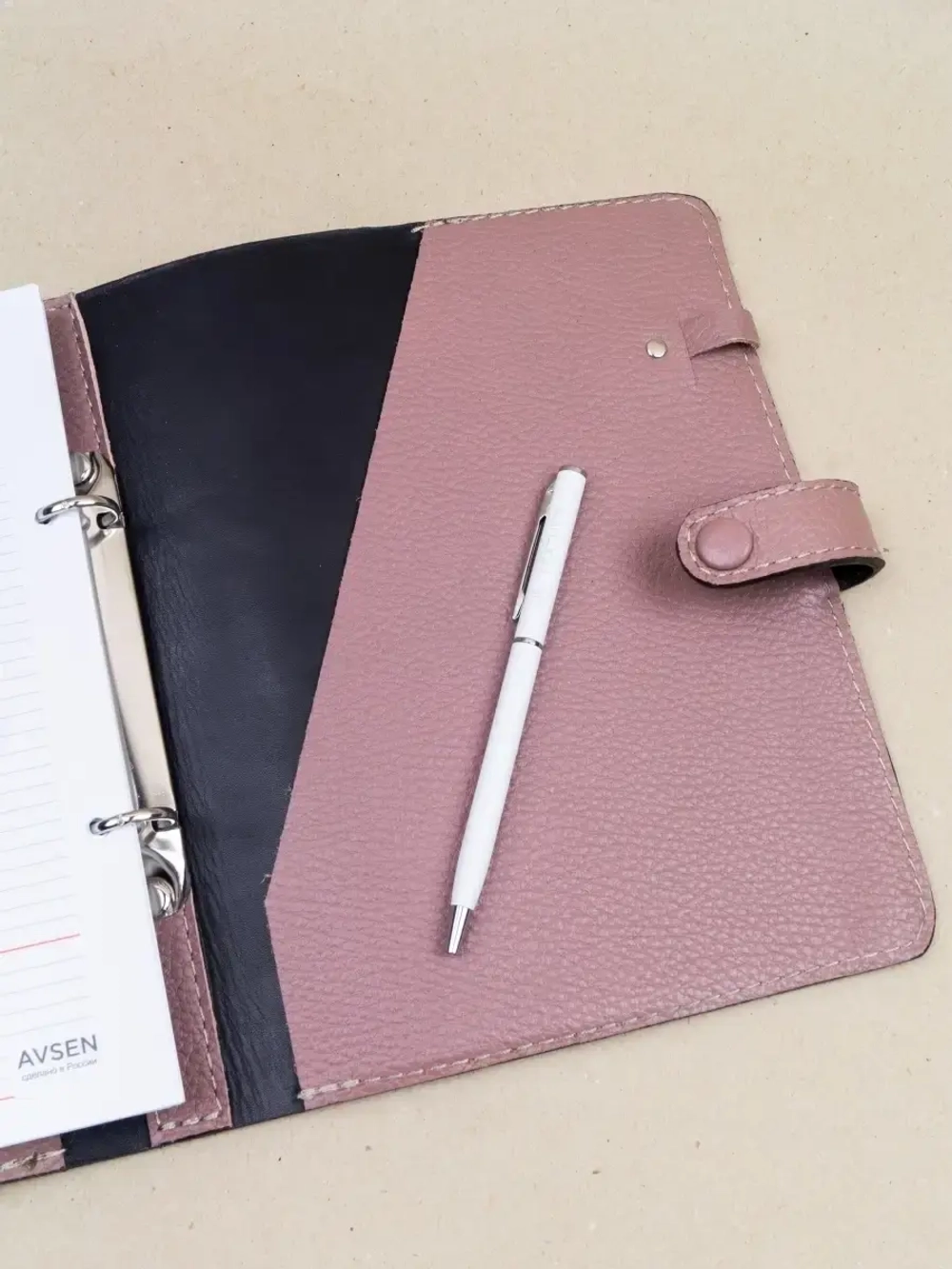 Ежедневник на кольцах А5 Ручная работа