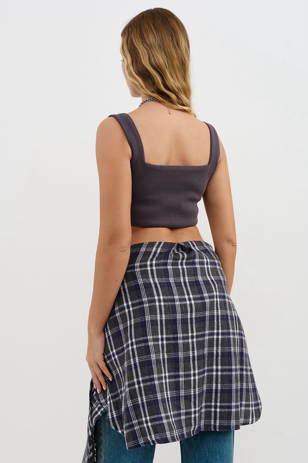 Кроп топ графит