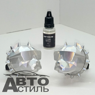 Ароматизатор-игрушка -на обдув- Собачки ПИТБУЛЬ - YC-35DC Dazzle colour white