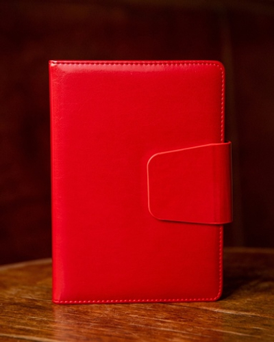 Набор с гравировкой: Ежедневник и ручка Parker Jotter XL Black CT (красный)