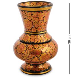 Народные промыслы ХЛ-009 Ваза 300*200мм (Хохлома)