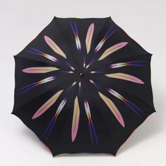 Зонт механический «Цветок», 4 сложения, 8 спиц, R = 47 см, рисунок МИКС
