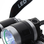 Фонарь налоб, встр акк, зар от сет220В, зар от сети авто, чер, SPE17194-9