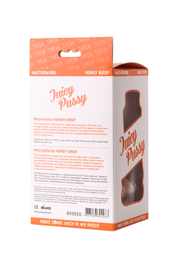Мастурбатор реалистичный Juicy Pussy by TOYFA Honey Drop, вагина, TPR, телесный, 15 см