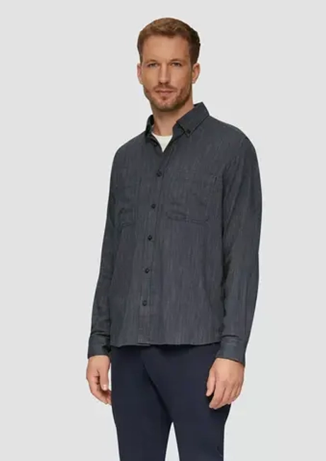 Хлопковая рубашка s.Oliver