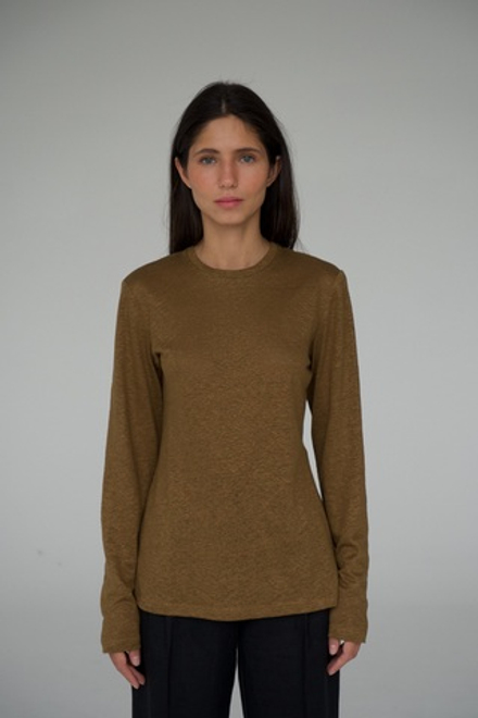 Лонгслив изо льна 100%