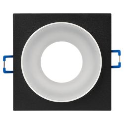 Светильник встраиваемый декоративный ЭРА DK96 BK под лампу MR16 GU5.3 черный | Декоративные встраиваемые светильники