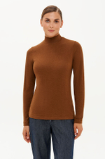 23341 Водолазка женская (коричневый)