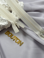 Riri Молния потайная, неразъемная, 3 мм, бело-бежевый светлый